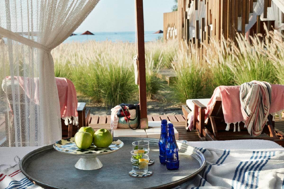 Luxus im All Inclusive am Strand. Daybeds im TUI BLUE Sarigerme